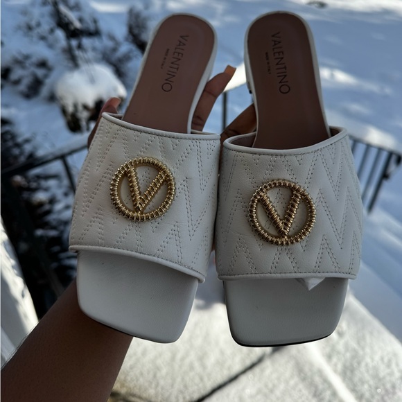 Valentino by Mario Valentino Afrodite Quilted Leather Sandals - Picture 3 of 4